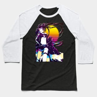 Black Rock Shooter Baseball T-Shirt